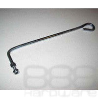 Round D-Latch Handle Zinc Plate Steel