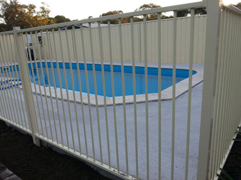 Pool Fence Flat Panel Top Primrose 1200H x 2400W